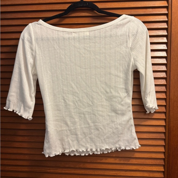 NWT Natural Life White Fitted Blouse - Picture 7 of 7